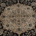 Orient Teppich KASHMIR Schwarz 80 x 150 cm