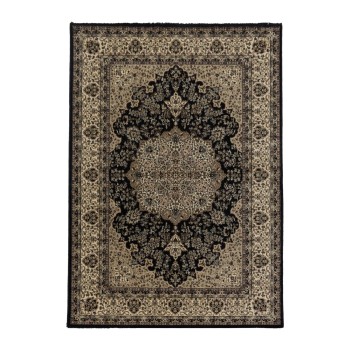 Orient Teppich KASHMIR Schwarz 240 x 340 cm