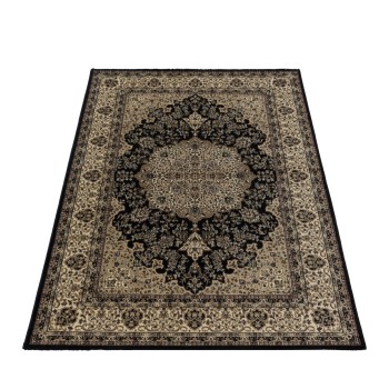 Orient Teppich KASHMIR Schwarz 240 x 340 cm