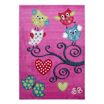 Kinder Teppich KIDS Violett 160 cm x 230 cm