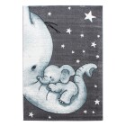 Kinder Teppich KIDS Blau 160 cm x 230 cm
