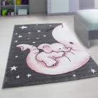 Kinder Teppich KIDS Pink 80 x 150 cm