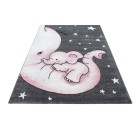 Kinder Teppich KIDS Pink 80 x 150 cm