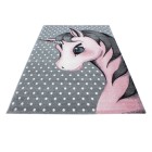 Kinder Teppich KIDS Pink 80 x 150 cm