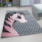 Kinder Teppich KIDS Pink 200 cm x 290 cm