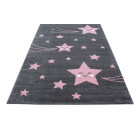 Kinder Teppich KIDS Pink 160 cm x 230 cm
