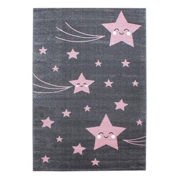 Kinder Teppich KIDS Pink 200 cm x 290 cm