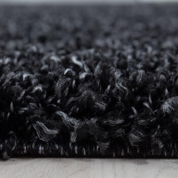 Hochflor Teppich LIFE Anthrazit 80 x 250 cm