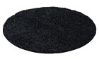 Hochflor Teppich LIFE Anthrazit 80 cm Rund
