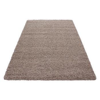 Hochflor Teppich LIFE Beige 60 x 110 cm