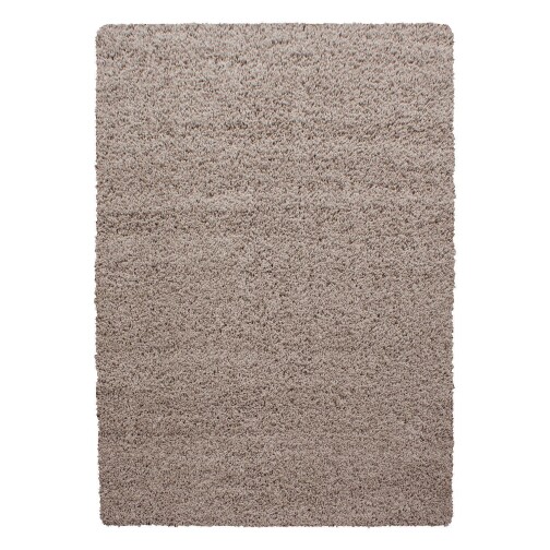 Hochflor Teppich LIFE Beige 100 cm x 200 cm