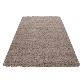 Hochflor Teppich LIFE Beige 100 cm x 200 cm