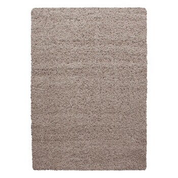 Hochflor Teppich LIFE Beige 160 cm x 230 cm