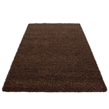 Hochflor Teppich LIFE Braun 60 x 110 cm