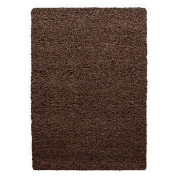Hochflor Teppich LIFE Braun 140 x 200 cm