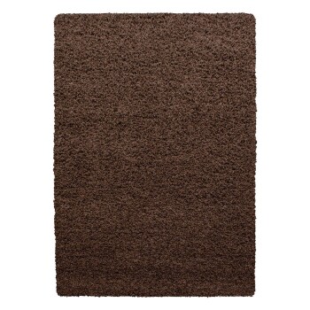 Hochflor Teppich LIFE Braun 200 cm x 290 cm