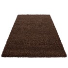 Hochflor Teppich LIFE Braun 200 cm x 290 cm