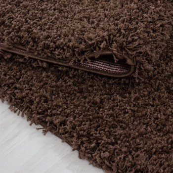 Hochflor Teppich LIFE Braun 240 x 340 cm