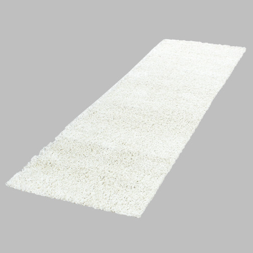 Hochflor Teppich LIFE Creme 80 x 250 cm