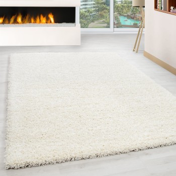 Hochflor Teppich LIFE Creme 100 cm x 200 cm