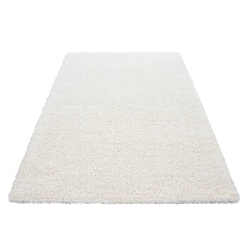 Hochflor Teppich LIFE Creme 160 cm x 230 cm