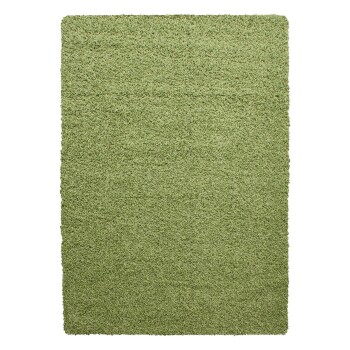 Hochflor Teppich LIFE Grün 80 x 150 cm
