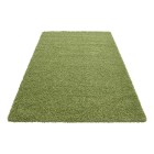 Hochflor Teppich LIFE Grün 140 x 200 cm