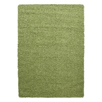 Hochflor Teppich LIFE Grün 240 x 340 cm