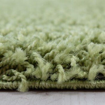 Hochflor Teppich LIFE Grün 300 cm x 400 cm