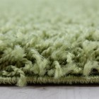 Hochflor Teppich LIFE Grün 160 cm Rund