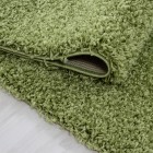 Hochflor Teppich LIFE Grün 160 cm Rund