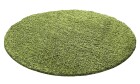 Hochflor Teppich LIFE Grün 200 cm Rund