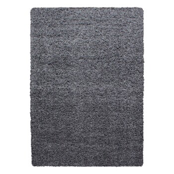 Hochflor Teppich LIFE Grau 120 cm x 170 cm