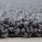 Hochflor Teppich LIFE Grau 160 cm x 230 cm