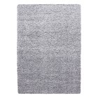 Hochflor Teppich LIFE Hellgrau 160 cm x 230 cm