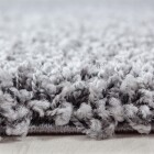 Hochflor Teppich LIFE Hellgrau 200 cm x 290 cm