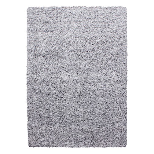 Hochflor Teppich LIFE Hellgrau 300 cm x 400 cm
