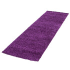 Hochflor Teppich LIFE Violett 80 x 250 cm