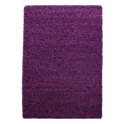 Hochflor Teppich LIFE Violett 100 cm x 200 cm