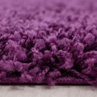 Hochflor Teppich LIFE Violett 200 cm Rund