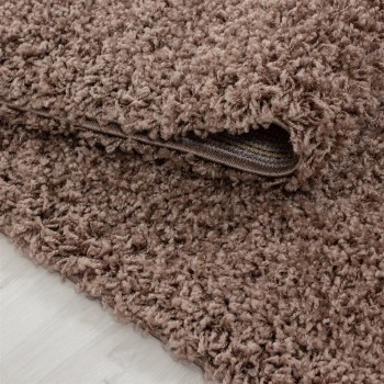 Hochflor Teppich LIFE Mokka 60 x 110 cm