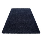Hochflor Teppich LIFE Marineblau 160 cm x 230 cm