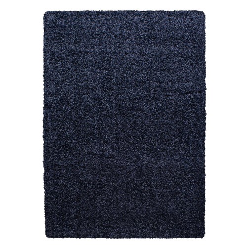 Hochflor Teppich LIFE Marineblau 240 x 340 cm