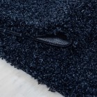 Hochflor Teppich LIFE Marineblau 240 x 340 cm