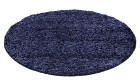 Hochflor Teppich LIFE Marineblau 120 cm Rund