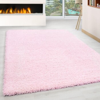 Hochflor Teppich LIFE Pink 240 x 340 cm