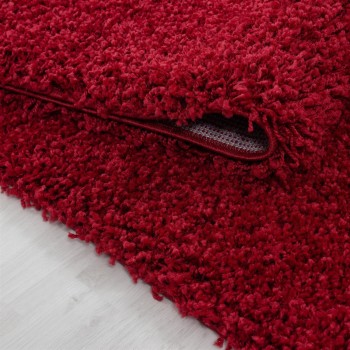 Hochflor Teppich LIFE Rot 60 x 110 cm