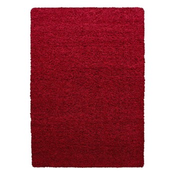 Hochflor Teppich LIFE Rot 80 x 150 cm