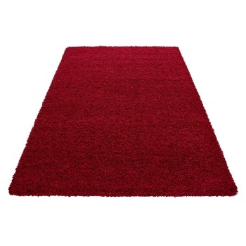 Hochflor Teppich LIFE Rot 80 x 150 cm