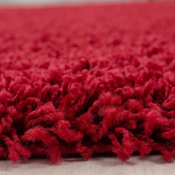 Hochflor Teppich LIFE Rot 120 cm x 170 cm